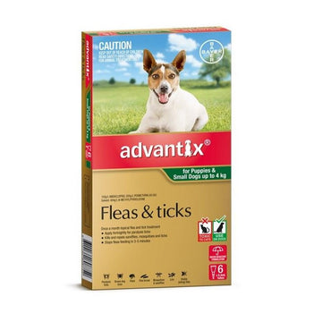 Advantix For Small Dogs 0-4kg (6 Pack) Advantix